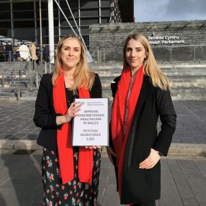 Beth (right) with Sarah Murphy MS